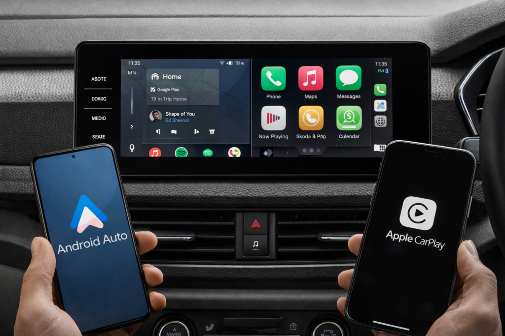 वायरलेस Android Auto और Apple CarPlay