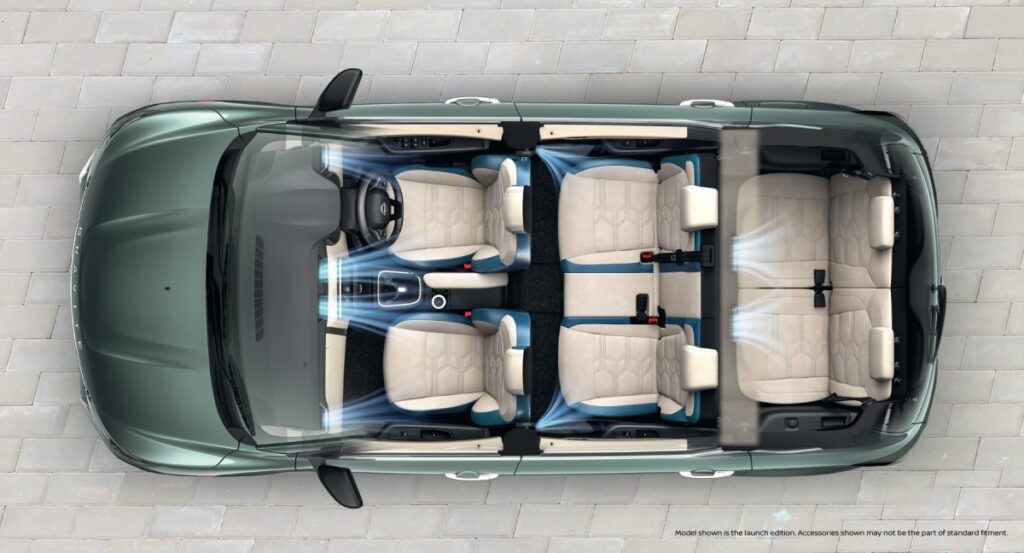 Nishan Gravite 3 row seats