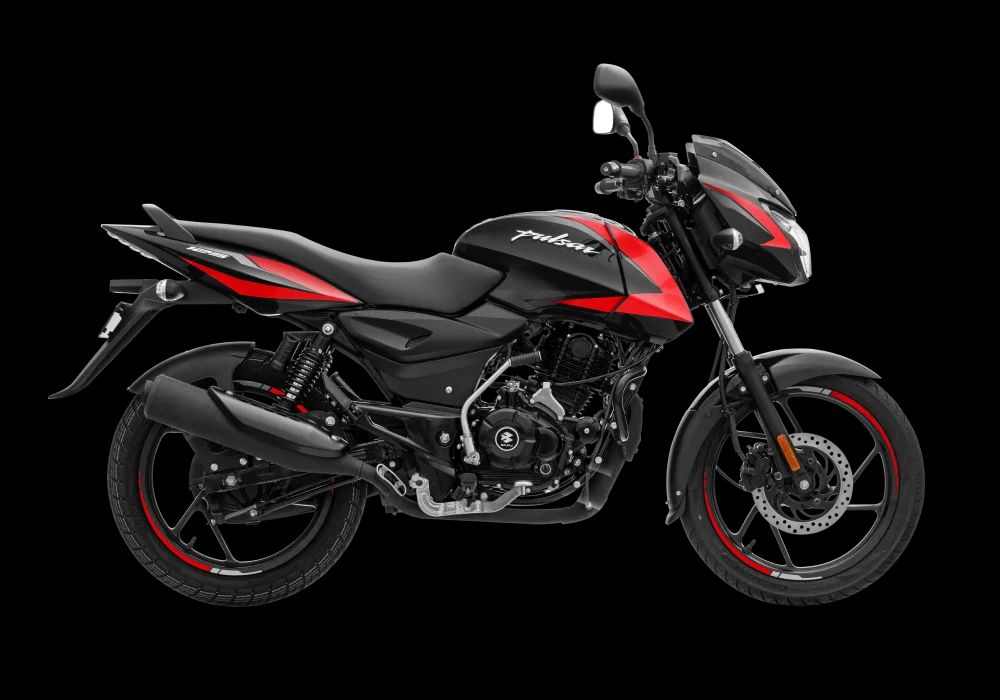 Bajaj Pulsar 125 Neon single seat 2026 red sporty bike